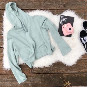 Cropped hoodie